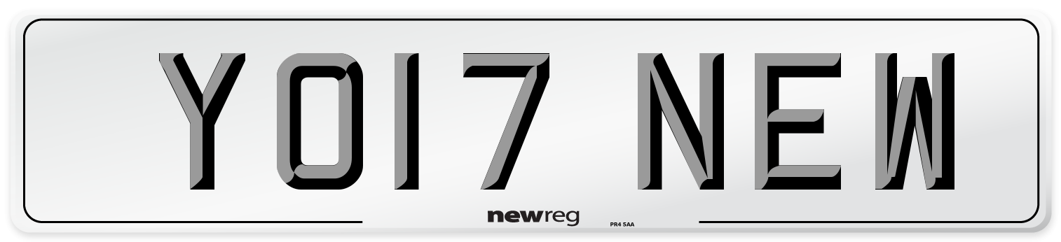 YO17 NEW Number Plate from New Reg